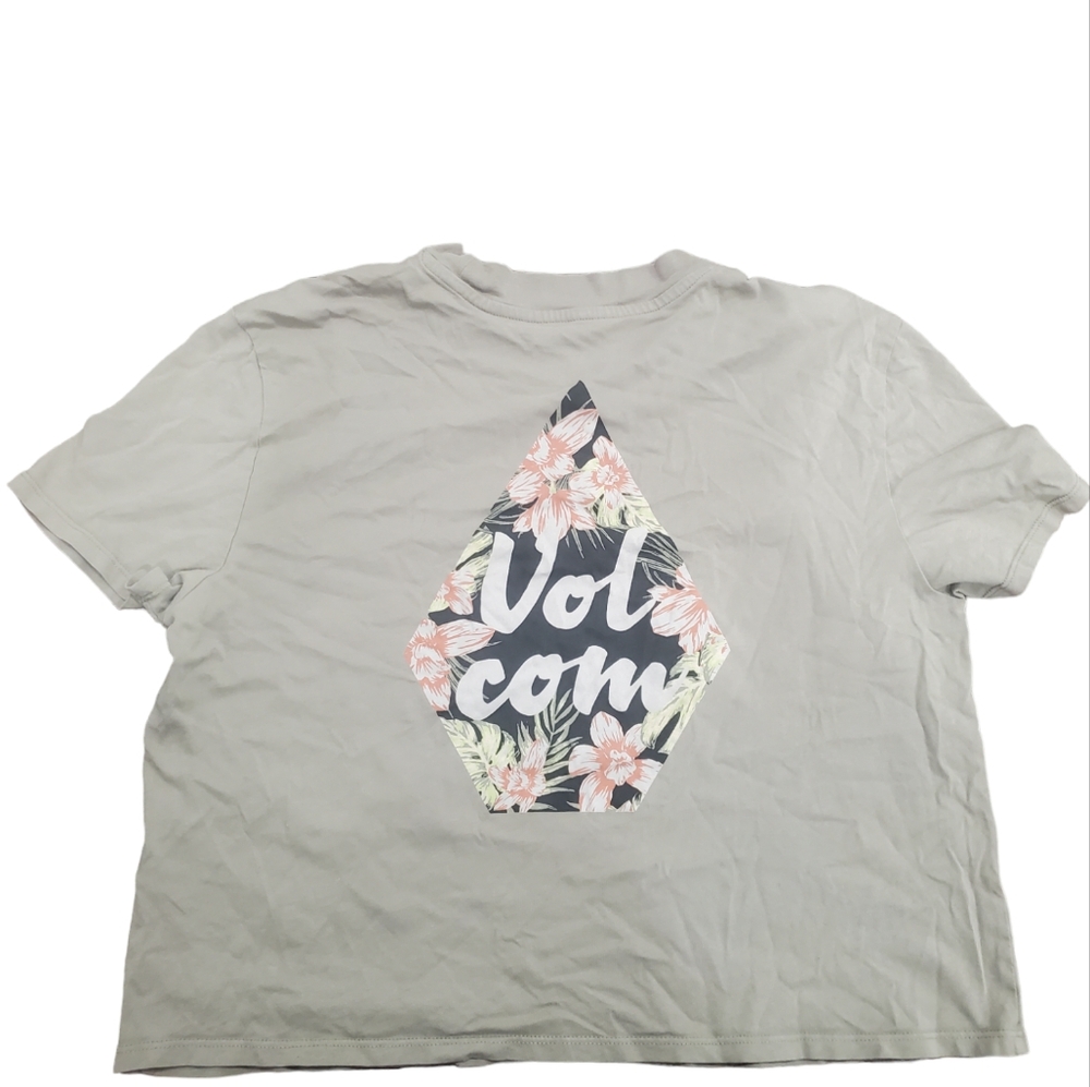 Women's Volcom Pocket Dial short sleeve crop shirt - sold out - Picture 2 of 7